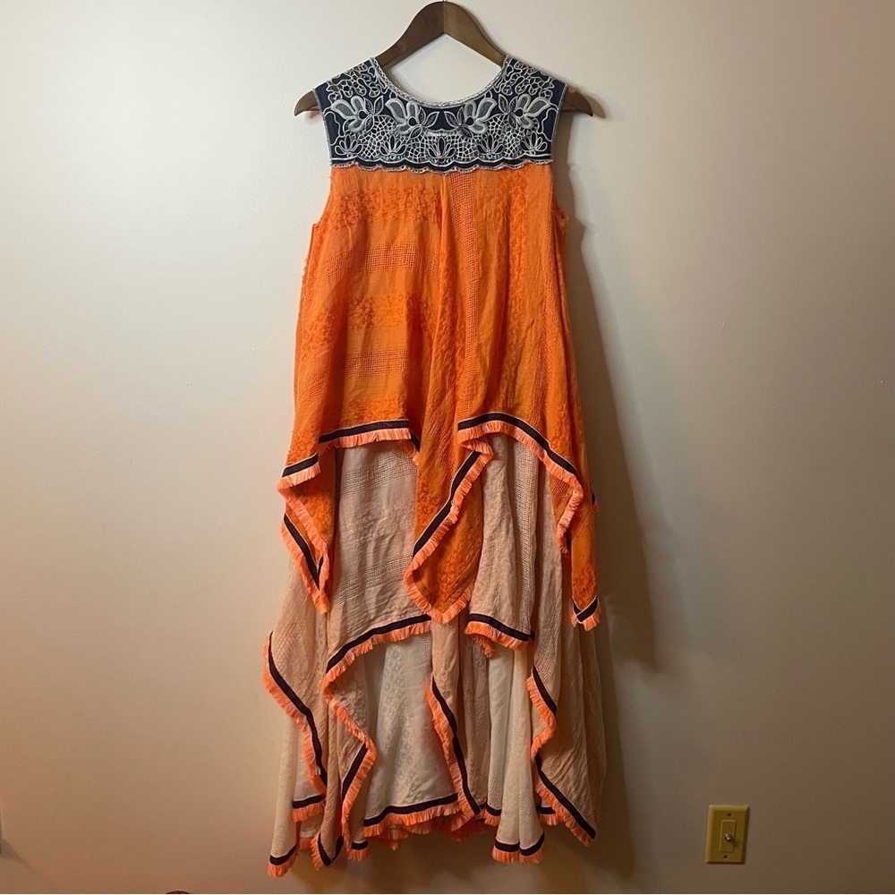 Anthropologie Love Binetti Tiered Dress Small - Picture 4 of 8